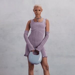 HEAVEN by Marc jacobs knit purple dress.